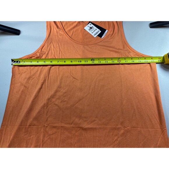 Ideology Womens Orange Shock Tank Top X-Large Lightweight Sleeveless Shirt - Picture 3 of 10